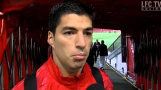 Luis Suarez on Old Trafford return 250913 [upl. by Veradis696]