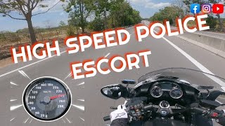 HIGH SPEED POLICE ESCORT [upl. by Bardo116]