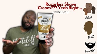 Black Bald amp Bearded  Bald Head Razorless Shave Cream Pass or FAIL  Episode 8 [upl. by Harlamert490]