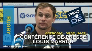 Conférence de Prese de Louis MARROU [upl. by Ozan633]