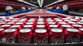 The MAKING of a COCACOLA ALUMINUM CAN From RECYCLING to PRODUCTION [upl. by Vanya]