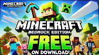 How to Download Minecraft Bedrock In PCLaptop In Free [upl. by Yemrots]