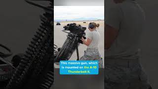 How A10 Thunderbolt II GAU8 Cannon is Reloaded [upl. by Welford]