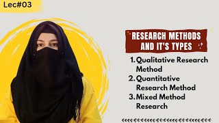 Research Design and its Types  Qualitative Quantitative and Mixed method research [upl. by Gabriello]