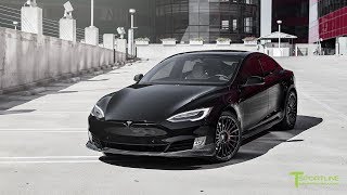 Tesla Model S P100D gets Fully Customized Exterior amp Interior  Project Malibu [upl. by Leirua]