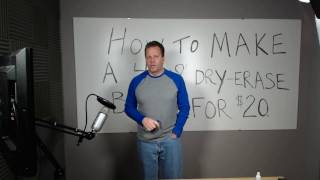 How To Make A 4x8 Dry Erase Board For 20 [upl. by Wayne770]