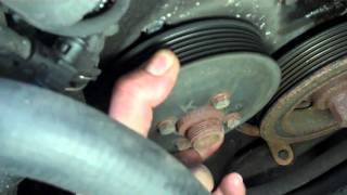 BMW 316 SERVICE SERPENTINE BELT REMOVAL REFIT [upl. by Hewett]