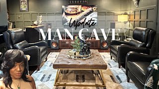 Man Cave Ideas Makeover  Updating Furniture DIY projects [upl. by Ekul886]