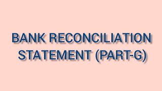 OPENING UNFAVOURABLE BALANCE AS PER CASH BOOK  BANK RECONCILIATION STATEMENT  PARTG [upl. by Pollerd]