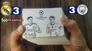 Real Madrid vs man city flipbook [upl. by Camfort]