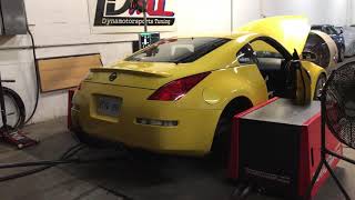 350z FULL TOMEI exhaust Dyno [upl. by Neitsirk]