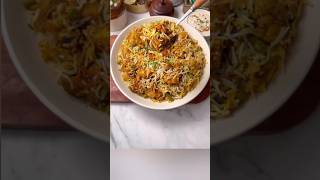 Hyderabadi Biryani Chicken Biryani Recipe Hyderabadi Chicken Biryani Easy Biryani Recipe shorts [upl. by Alletniuq]