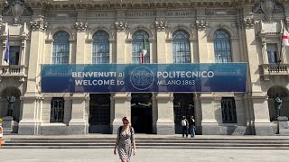 First week of university  Politecnico di Milanopolimi  هفته اول دانشگاه پلیتکنیک میلان [upl. by Annoyi]