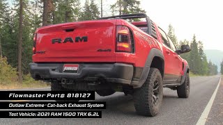 Outlaw Extreme CatBack Exhaust for 20212023 RAM 1500 TRX 62L 818127 [upl. by Donatelli]