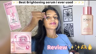 Pond’s gluta nacinamide 12 serum honest review Best serum i ever used✨Must watch before buying✨ [upl. by Eulalee]