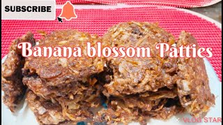 Banana Blossom Patties with mince beef its delicious try it [upl. by Anabel]