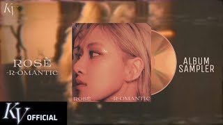 ROSÉ  SINGLE ALBUM ROMANTIC ALBUM SAMPLER [upl. by Anitac40]