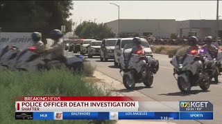 Shafter Police confirms death of Sergeant Moises Martinez [upl. by Anerda671]