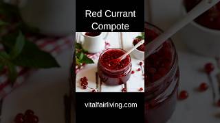 Easy Red Currant Berry Compote Your GoTo Recipe [upl. by Emory]