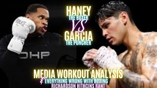 Devin Haney and Ryan Garcia media workout analysis Film study prediction and rants [upl. by Chelsae]