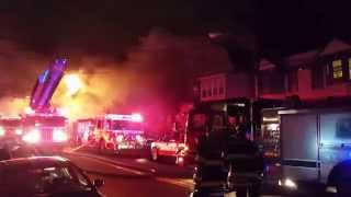 Irvington NJ Residential Structure Fire  Lyons Ave 2nd Alarm 11715 [upl. by Woodruff214]