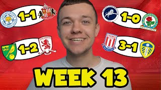 MY CHAMPIONSHIP MIDWEEK WEEK 13 SCORE PREDICTIONS [upl. by Madanhoj72]