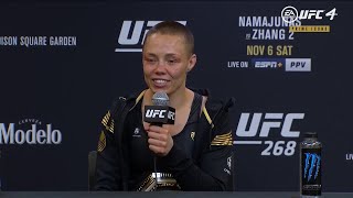 UFC 268 Rose Namajunas PostFight Press Conference [upl. by Ruben]