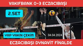 Vakıfbank 03 Eczacıbaşı Voleybol Maçı 04042024 boskovic volleyball hande zehragunes zehra [upl. by Haldeman]