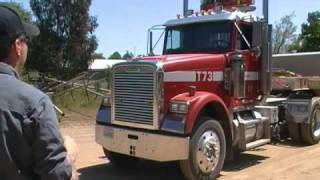 Pretrip inspection walk around for CDL part 1 [upl. by Kimbell728]