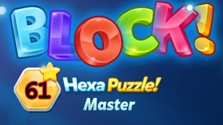 BLOCK Hexa Puzzle Master Level 61 Basic  Lösung Solution Walkthrough [upl. by Naveb]