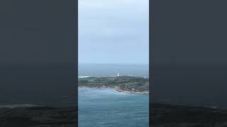 Fingal Island and lighthouse from the summit of Quarry Hill shorts portstephens lighthouse [upl. by Nelson]