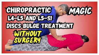 🚀L4L5 and L5S1 Discs Bulge Treatment without Surgery🔥Best Chiropractor in Kolkata Dr PS Neogi [upl. by Brock]