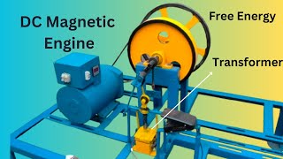 how to make free energy 220 volt with oven transformer pull engine self running new experiment [upl. by Elmer]