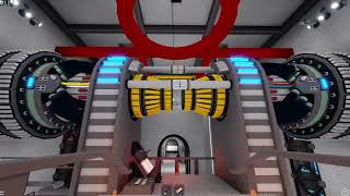 Roblox «APOLLO»  Research Facility TNER startup  Computer Core Startup and Purge [upl. by Sanfred]