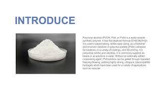 What is polyvinyl alcohol PVA [upl. by Ibok]