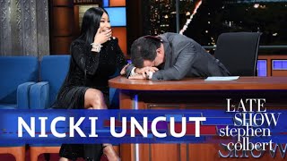 UNCUT The Nicki Minaj Interview With Stephen Colbert [upl. by Henghold]