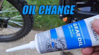 How To Change Your Talaria Sting Rs Oil  From A Novice [upl. by Oicangi868]