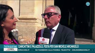 ✅SERVIZIO TG Canicattini e Palazzolo festa per San Michele Arcangelo [upl. by Sillaw]