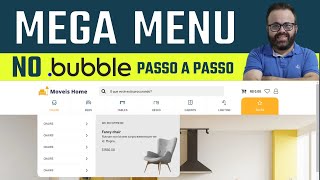 Tutorial Bubble  Como fazer MEGA MENU  RESPONSIVO  UI Design  No Code [upl. by Sanjiv]