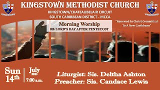 Kingstown Methodist Church Sunday Morning Worship Service July 14th 2024 at 700 AM [upl. by Enamrahc]