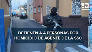 Detienen a cuatro por homicidio de agente de Inteligencia de la SSC en Álvaro Obregón [upl. by Rednijar851]