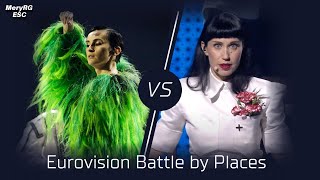 Eurovision BATTLE by PLACES 2022 vs 2021 In Grand Final  My Favourites [upl. by Ayra]