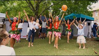 Tahitian dance in Glebe Markets by TAI PERERAU [upl. by Pauiie]