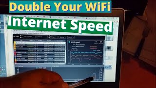 How To Double Your WiFi Internet Speed by Properly Changing Router Transmiting Channel [upl. by Dyob324]