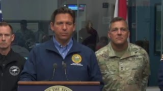 Gov DeSantis details Hurricane Milton damage during news conference [upl. by Eyssej]