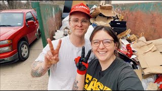 Dumpster Diving Behind Stores  Small Haul but Lots of Fun [upl. by Niamor]