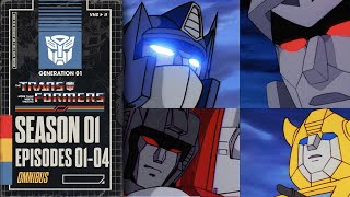 Episodes 1 to 4 Omnibus Edition  Transformers Generation 1  Season 1  Hasbro Pulse [upl. by Sarchet]