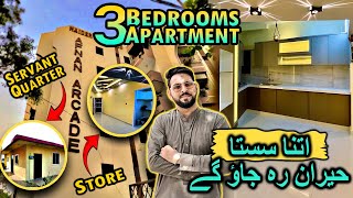 3 Bed DD Flat For Sale in Karachi  3 Bedroom Apartment in Karachi  3 Bedroom House Design 🔥❤️😍 [upl. by Sixele932]