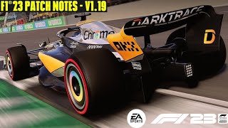 F1 23  PATCH 119  LA BONNE SURPRISE [upl. by Aicinod]