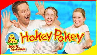 The Hokey Pokey Dance  Kids Songs and Nursery Rhymes  The Mik Maks Live Playroom [upl. by Washko]